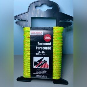 Tool Bench Neon Green Hardware Paracord 1/8 in. x‎ 25 ft.